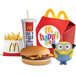 McDonalds HappyMeal Cheeseburger Menu