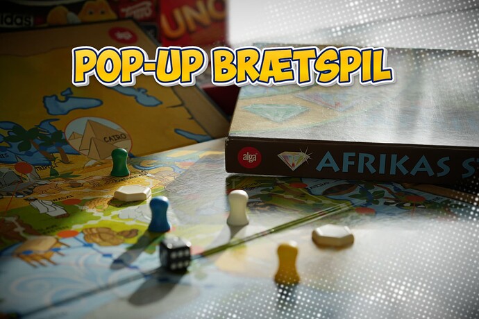 POP UP Brætspil logo